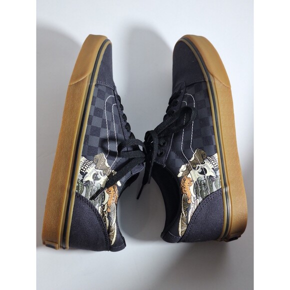 VANS Ward Low Snake Skull Charcoal/Gum Sole Sneakers Men Size 9 Womens 10.5 NWOB main image 12